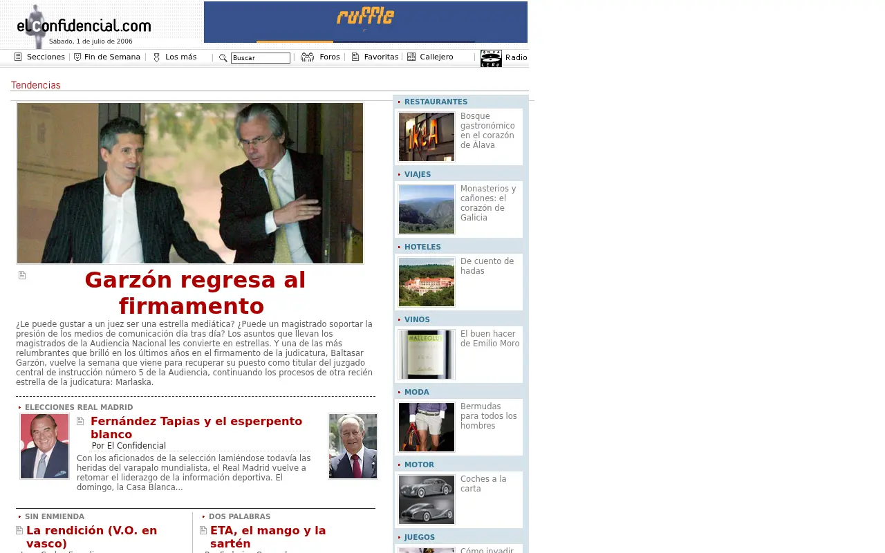 elconfidencial.com on July 3, 2006