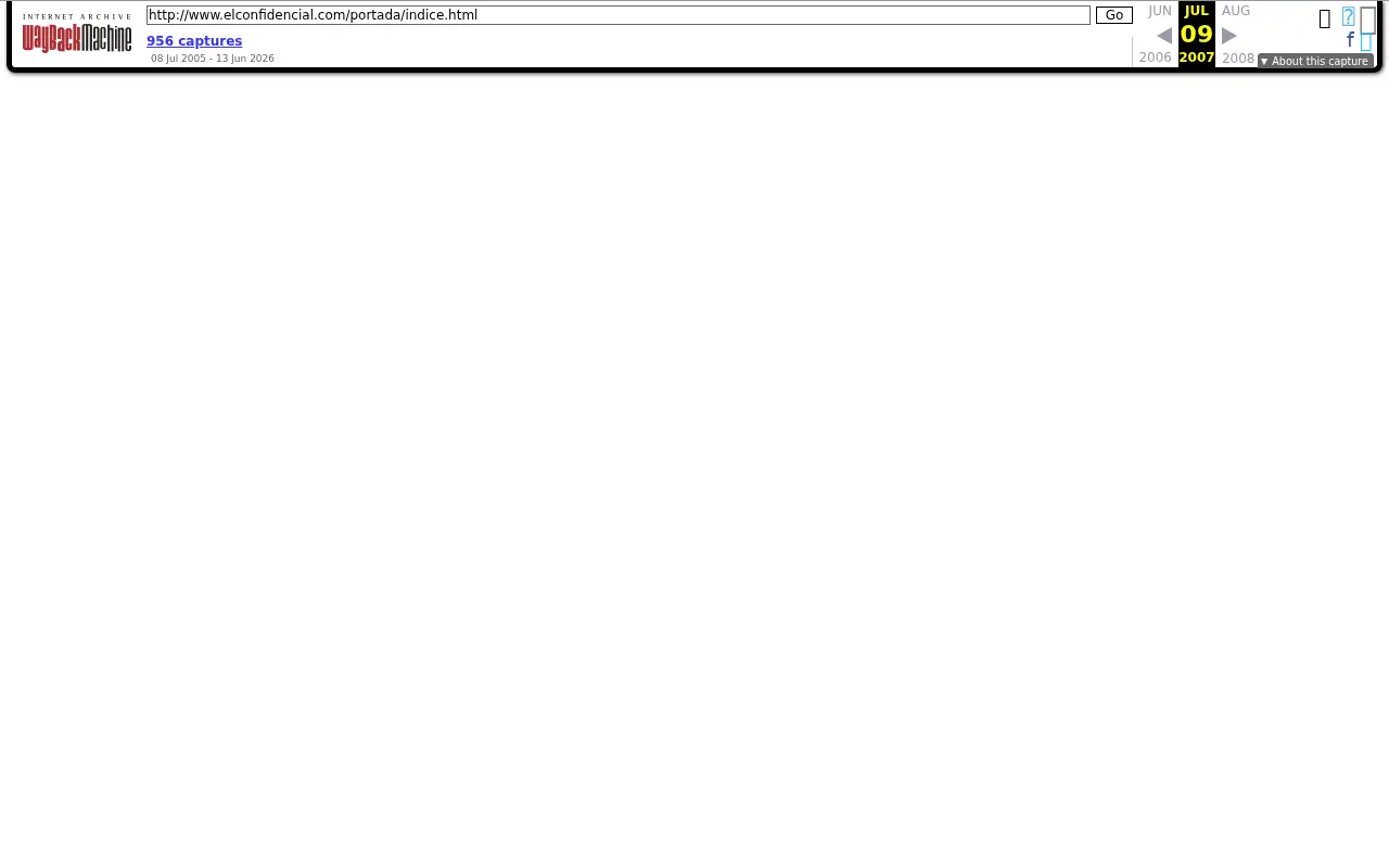 elconfidencial.com on July 9, 2007