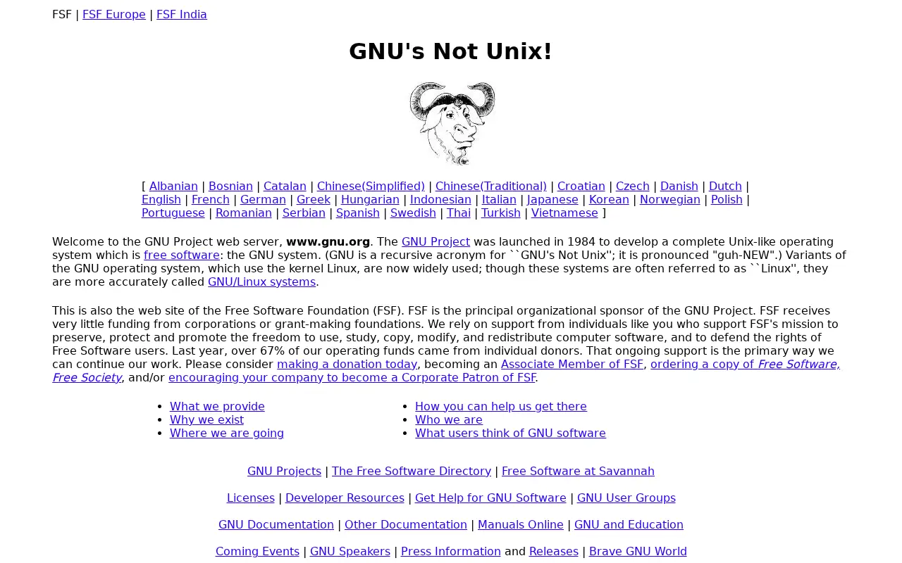 gnu.org in 2003