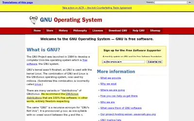 gnu.org in 2008