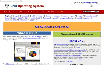 gnu.org in 2012