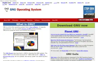 gnu.org in 2013
