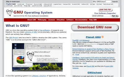 gnu.org in 2014