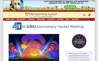 gnu.org in 2023