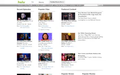 hulu.com in 2012