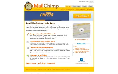 mailchimp.com in 2007