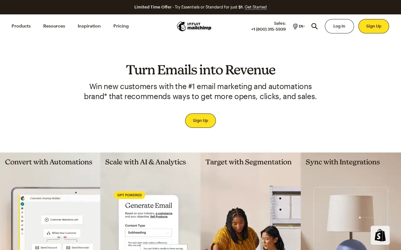 mailchimp.com in 2023