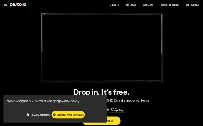 pluto.tv in 2020