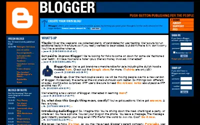 blogger.com in 2003