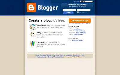 blogger.com in 2009