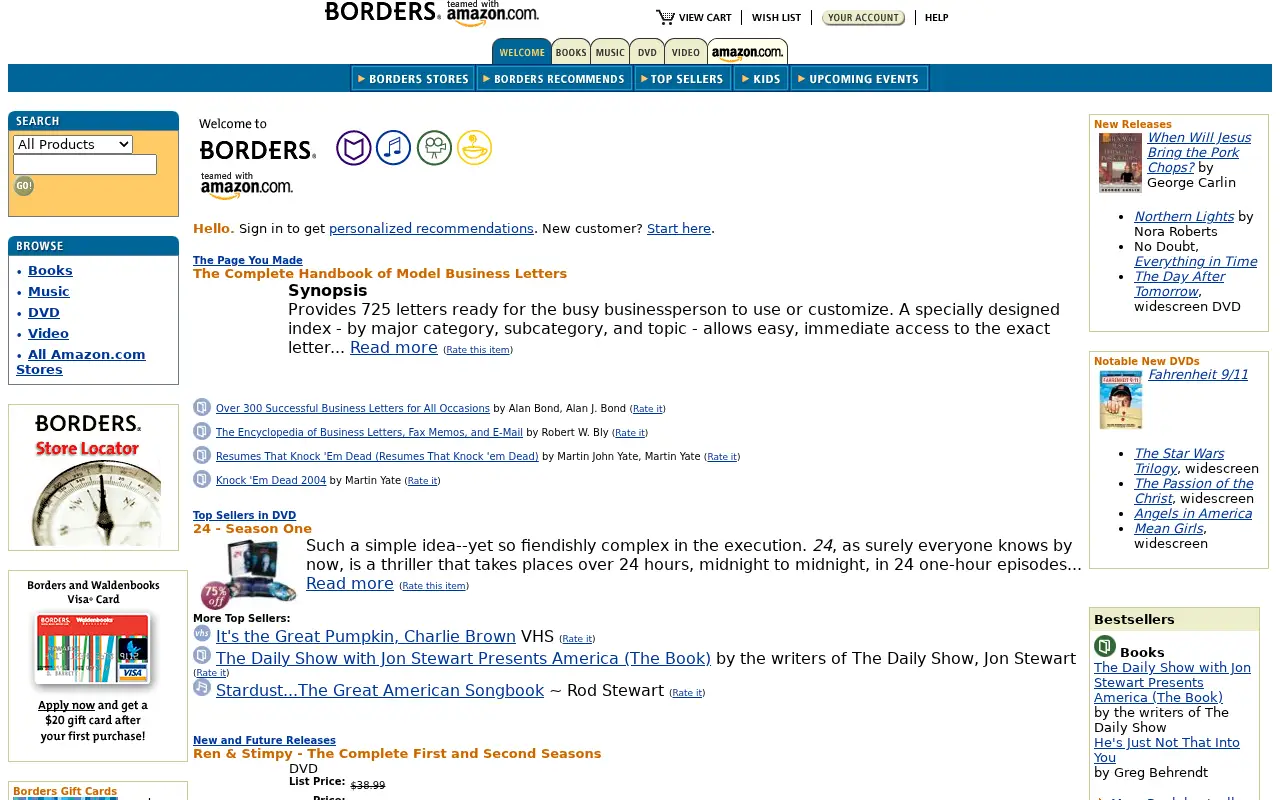 borders.com on October 16, 2004