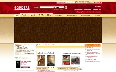 borders.com in 2009