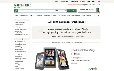 borders.com in 2012