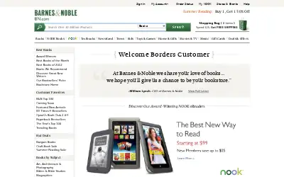 borders.com in 2013