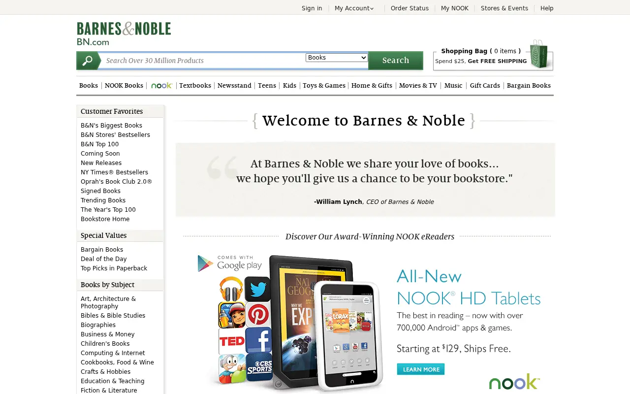 borders.com on July 1, 2014