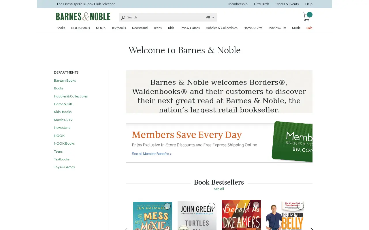borders.com on June 30, 2017