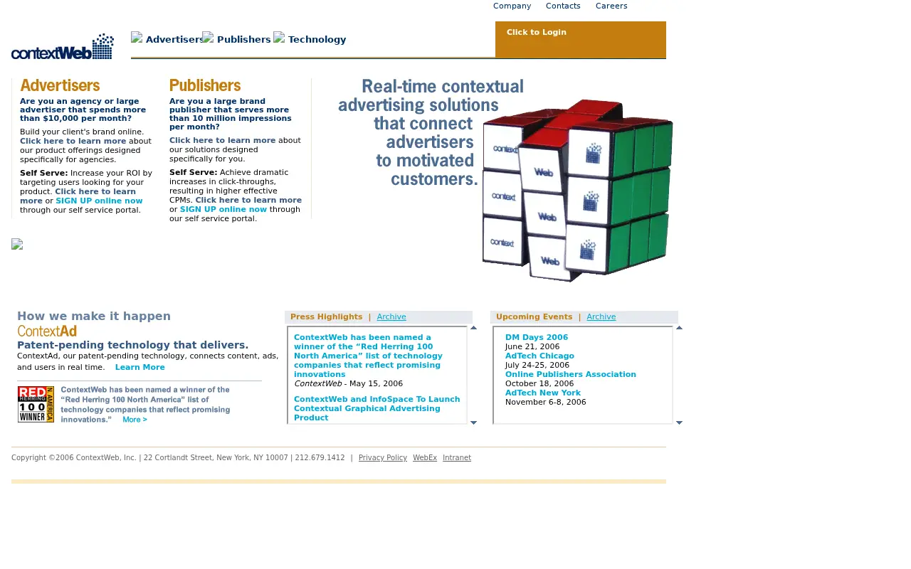 contextweb.com on July 5, 2006
