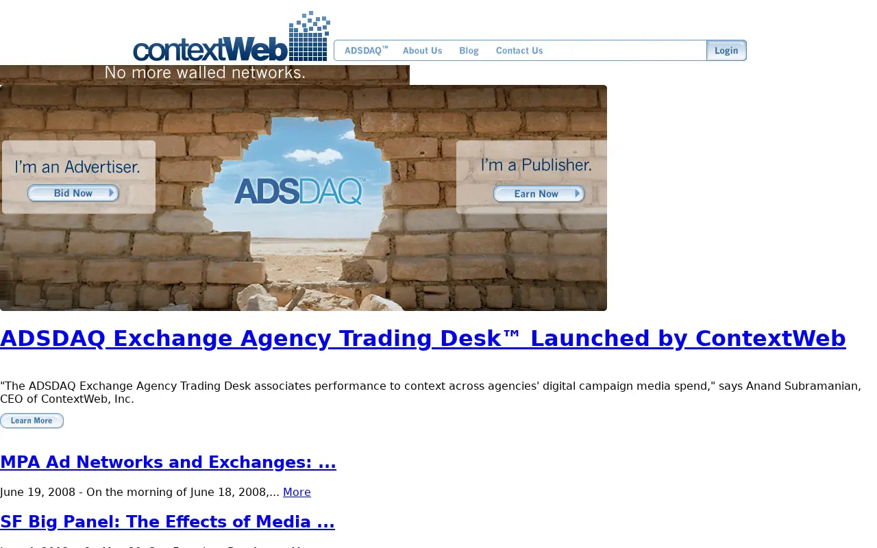contextweb.com on July 1, 2008