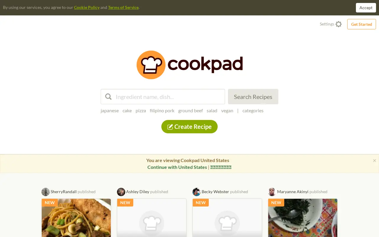 cookpad.com on June 30, 2019