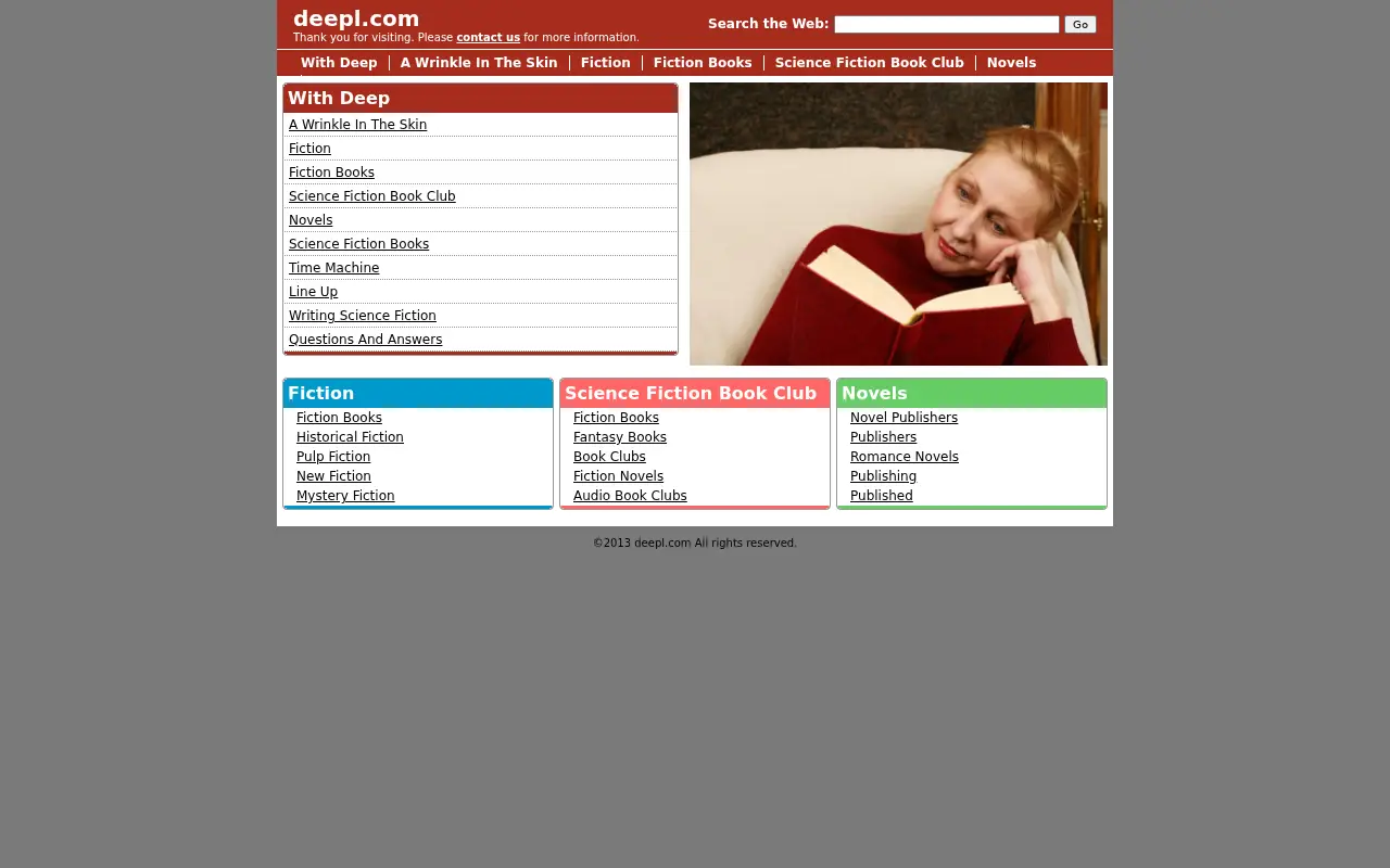 deepl.com in 2013