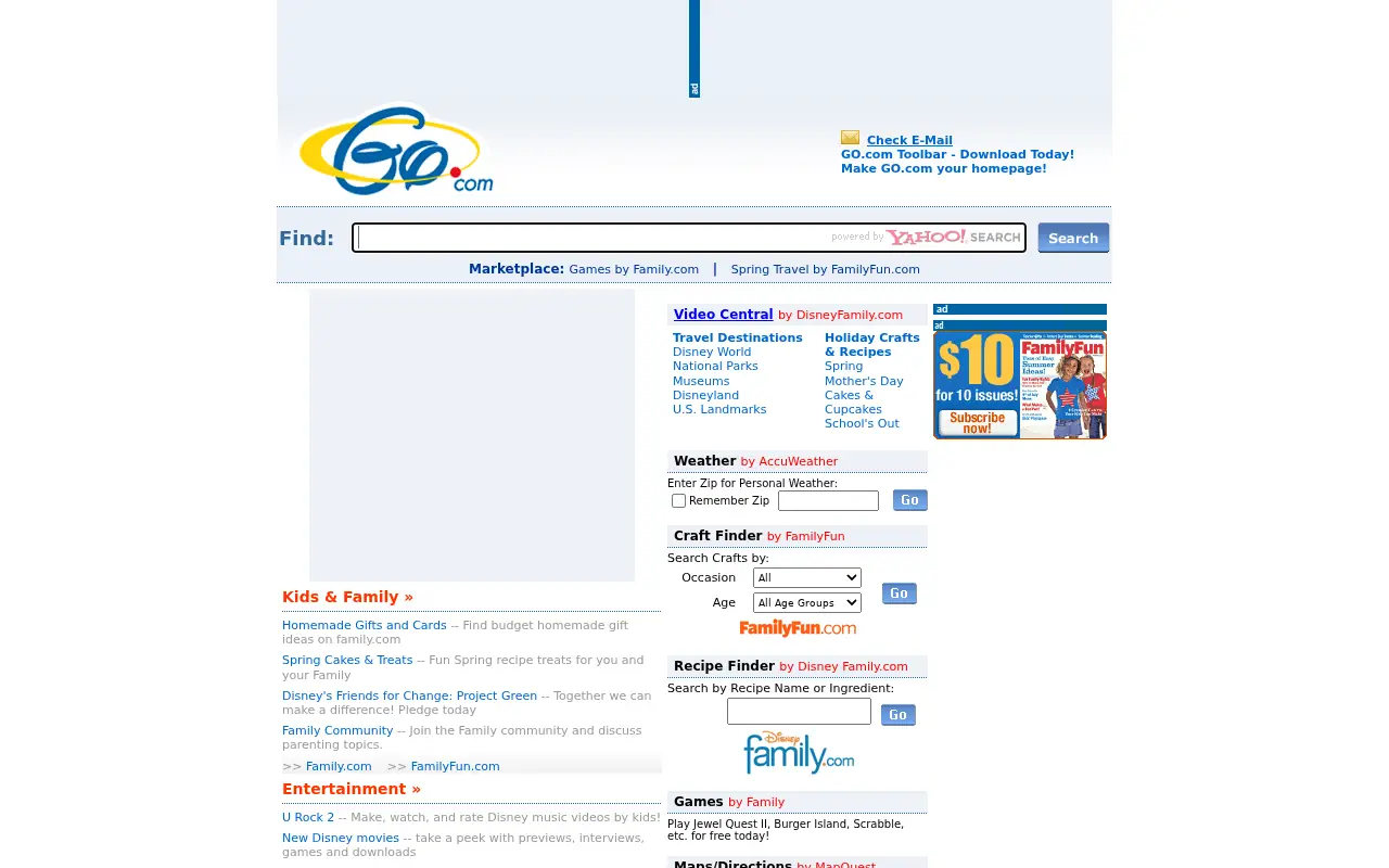 go.com in 2009