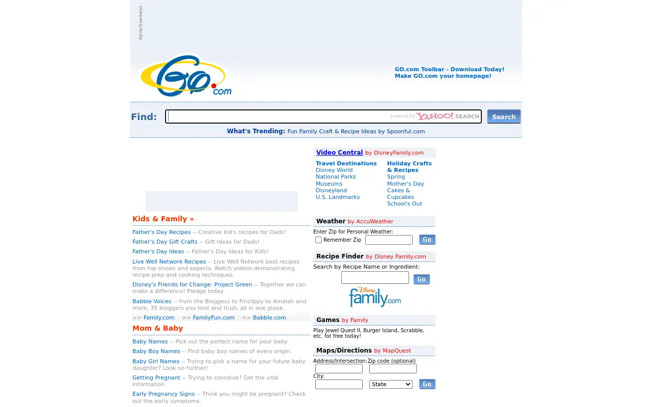 go.com in 2012