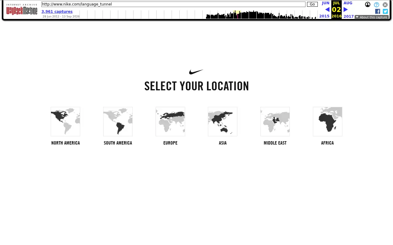 nike.com in 2016