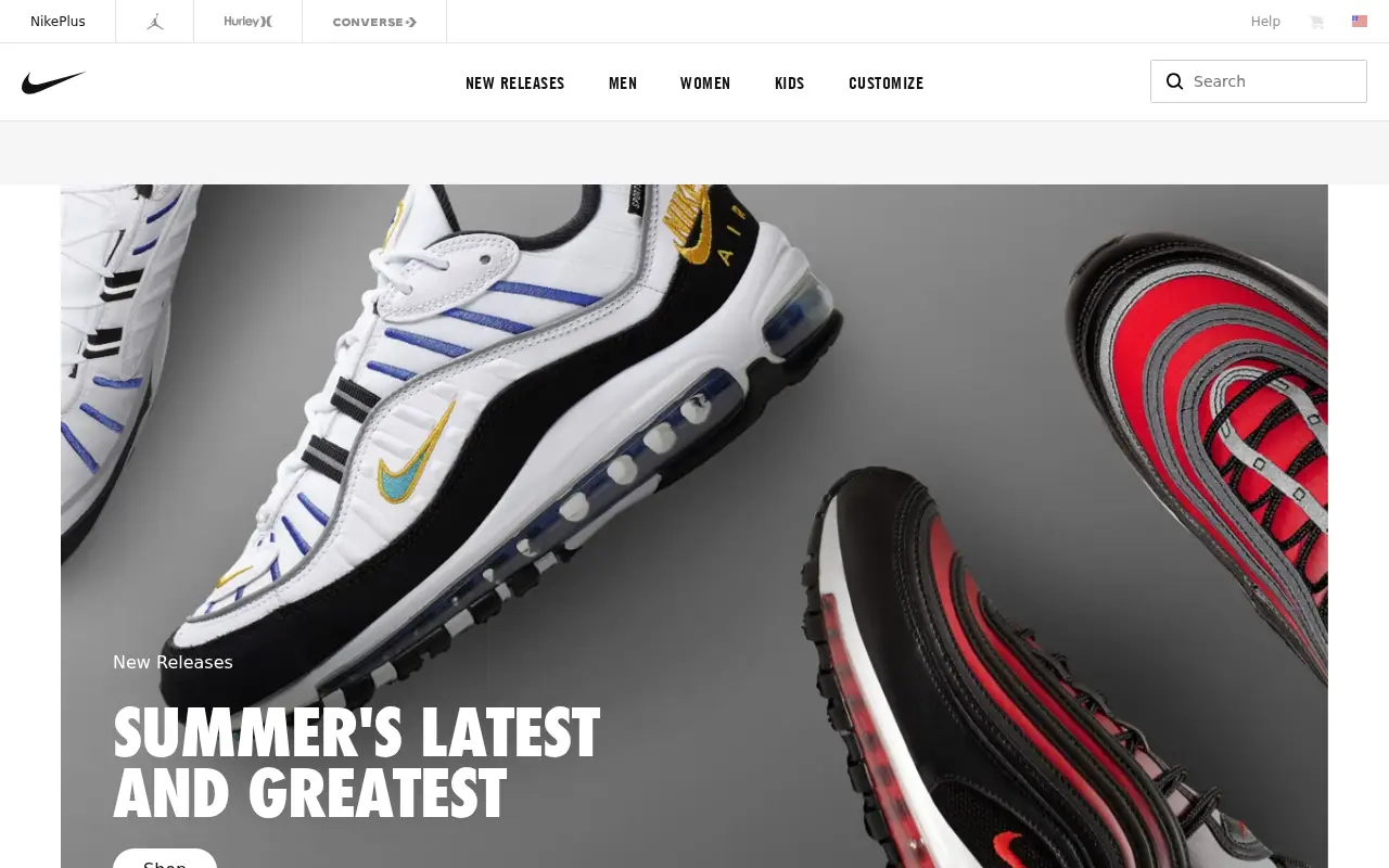 nike.com in 2019
