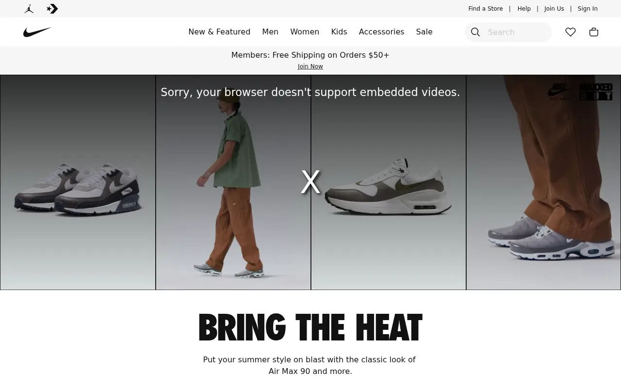 nike.com on July 1, 2023