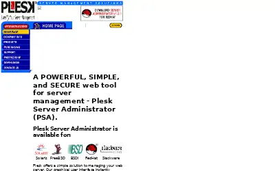 plesk.com in 2000