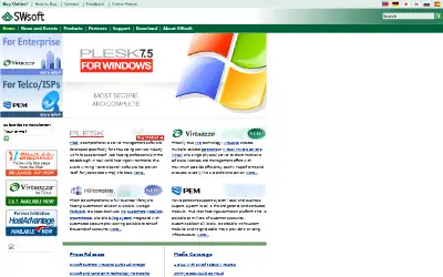 plesk.com in 2005