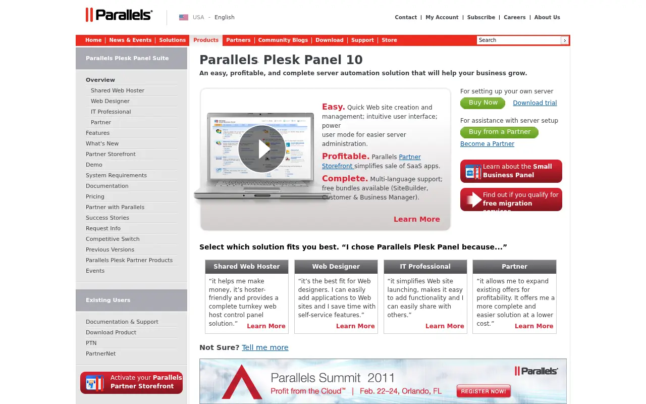 plesk.com in 2010