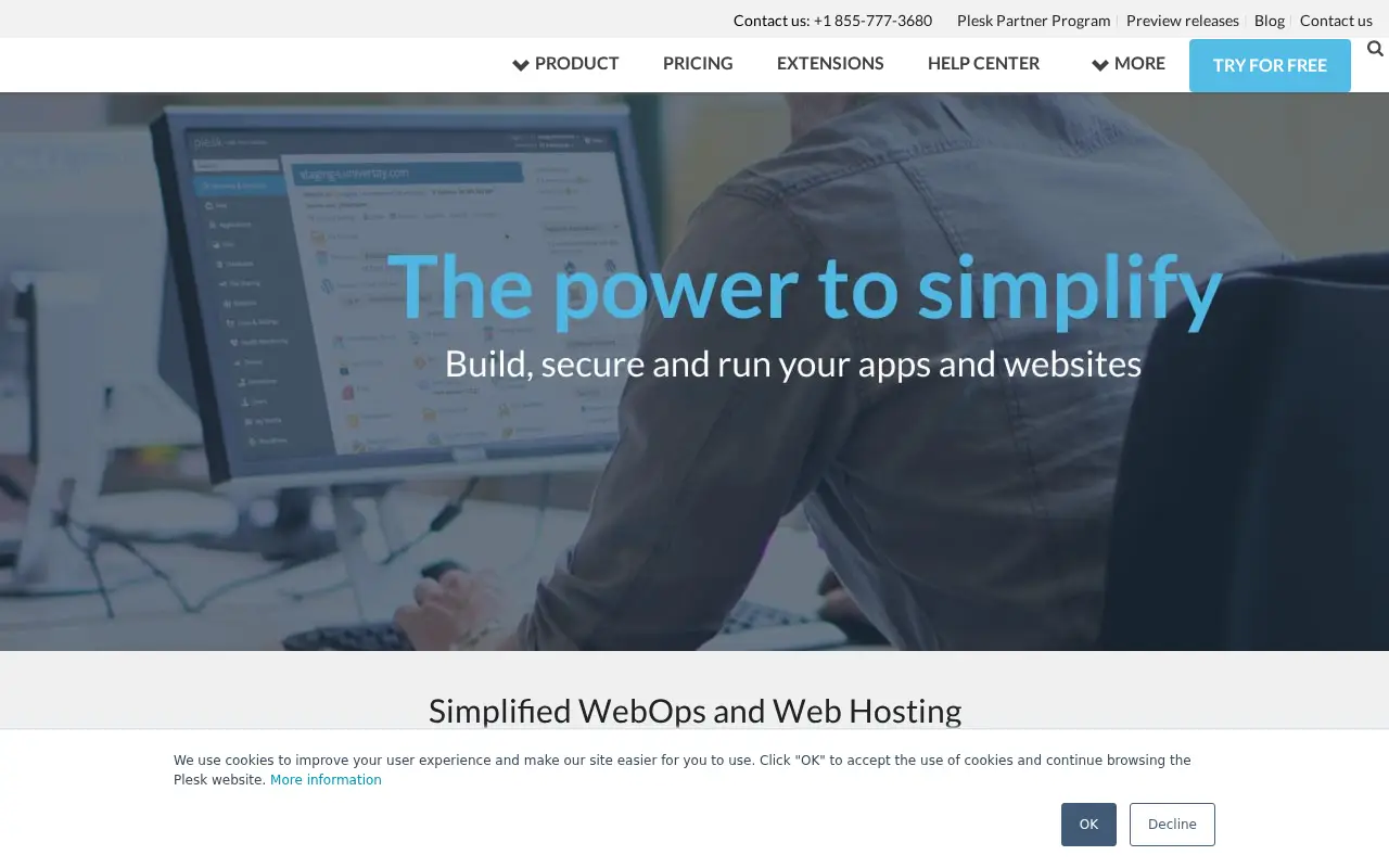 plesk.com in 2018