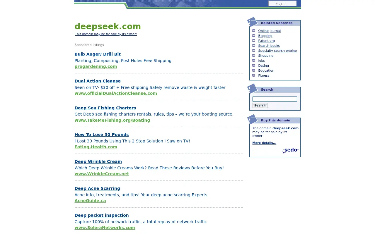 deepseek.com in 2009