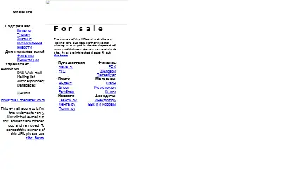 mediatek.com in 2001