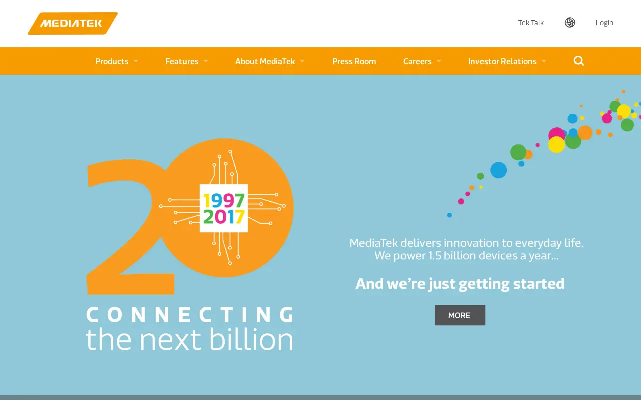 mediatek.com in 2017