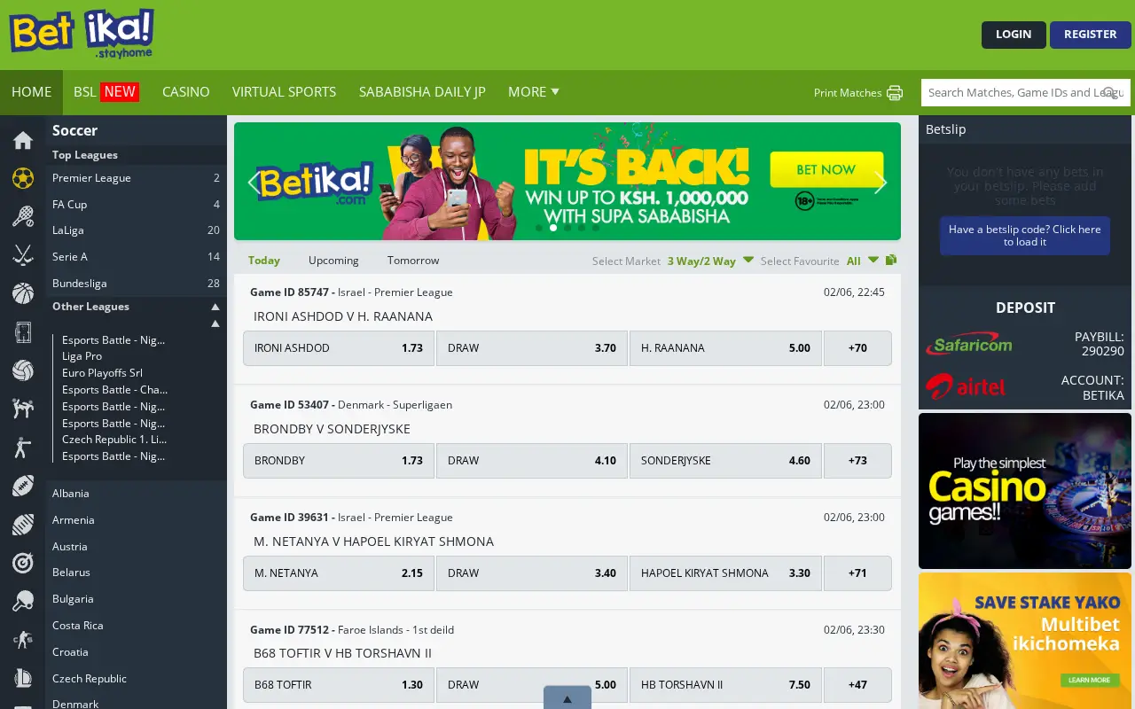 betika.com in 2020