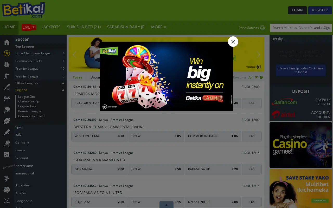 betika.com in 2021
