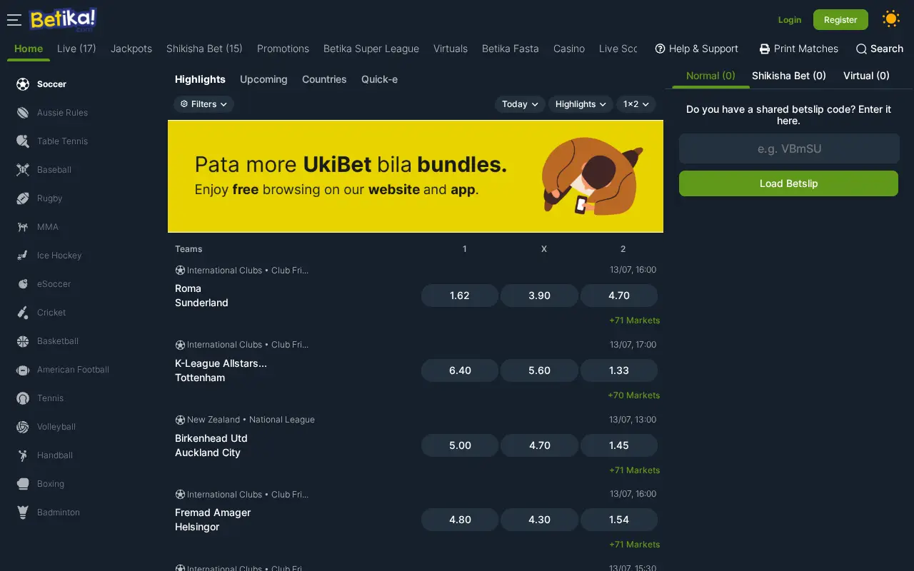 betika.com in 2022