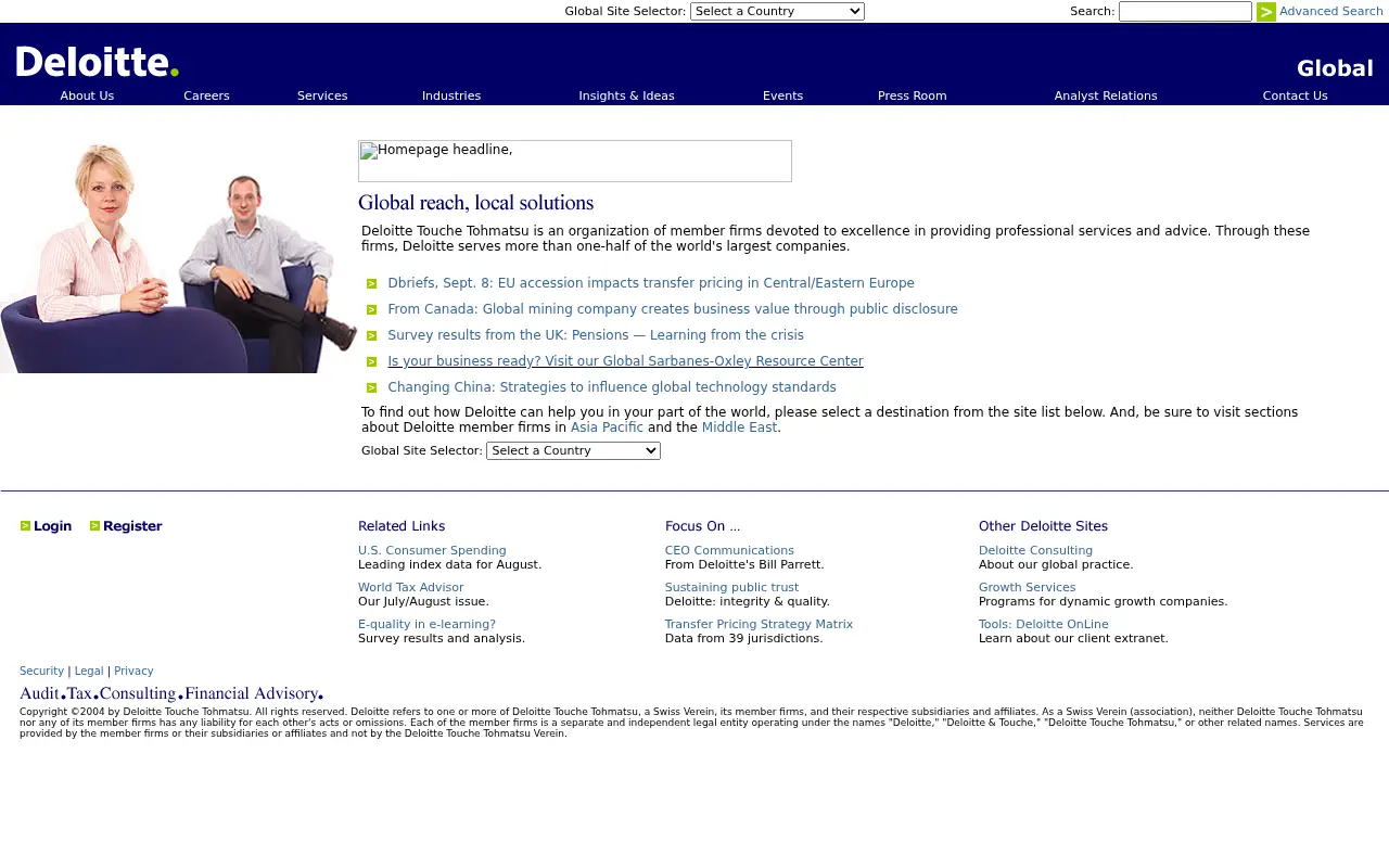 deloitte.com in 2004