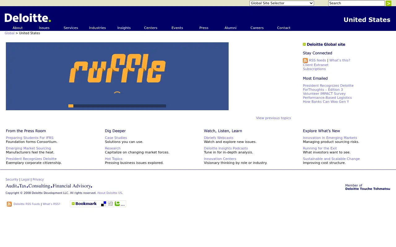 deloitte.com in 2008