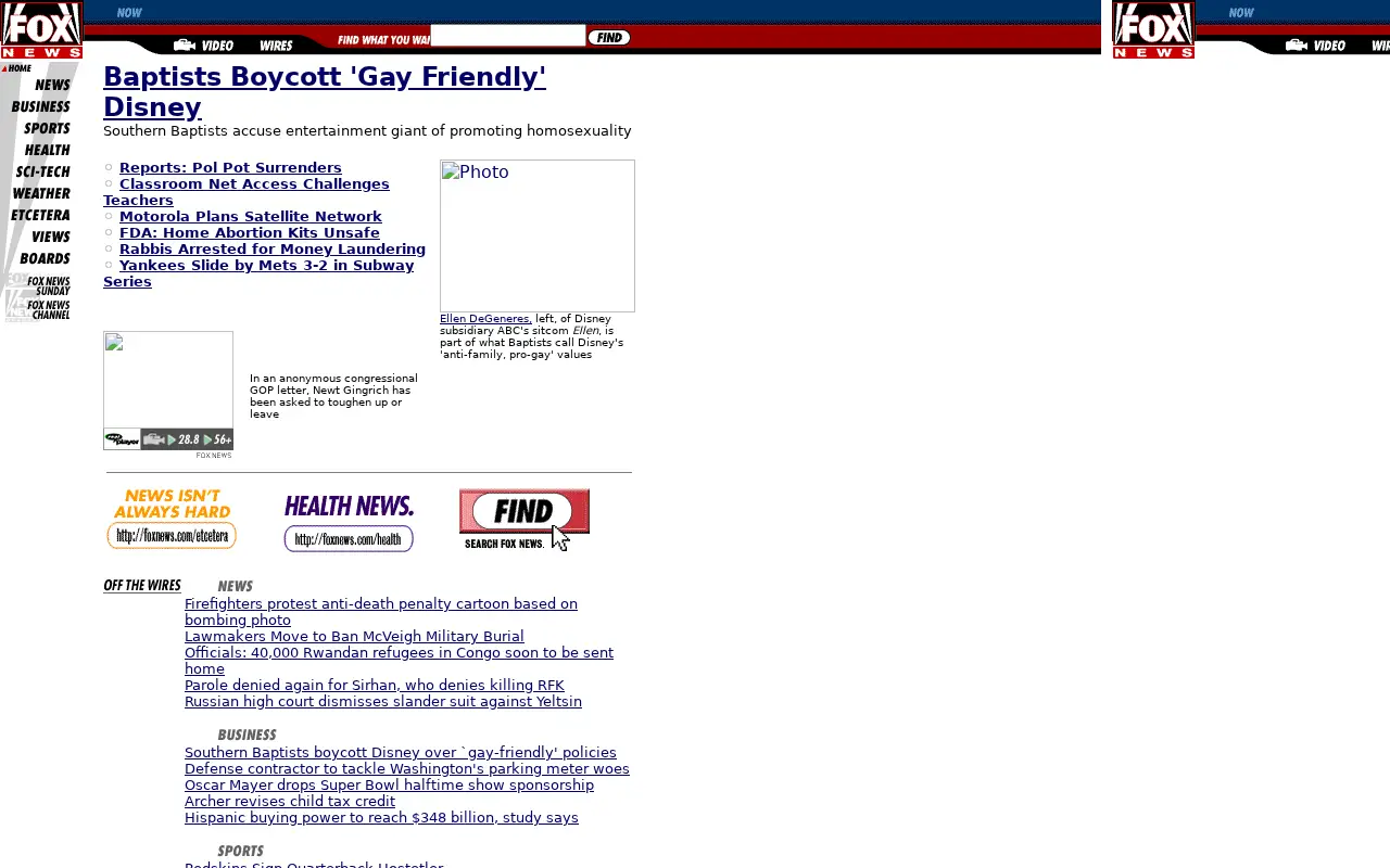 foxnews.com in 1997