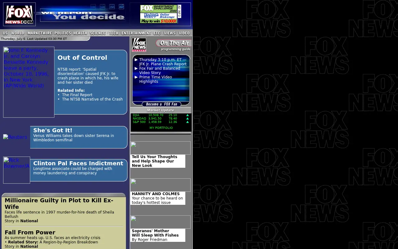foxnews.com in 2000