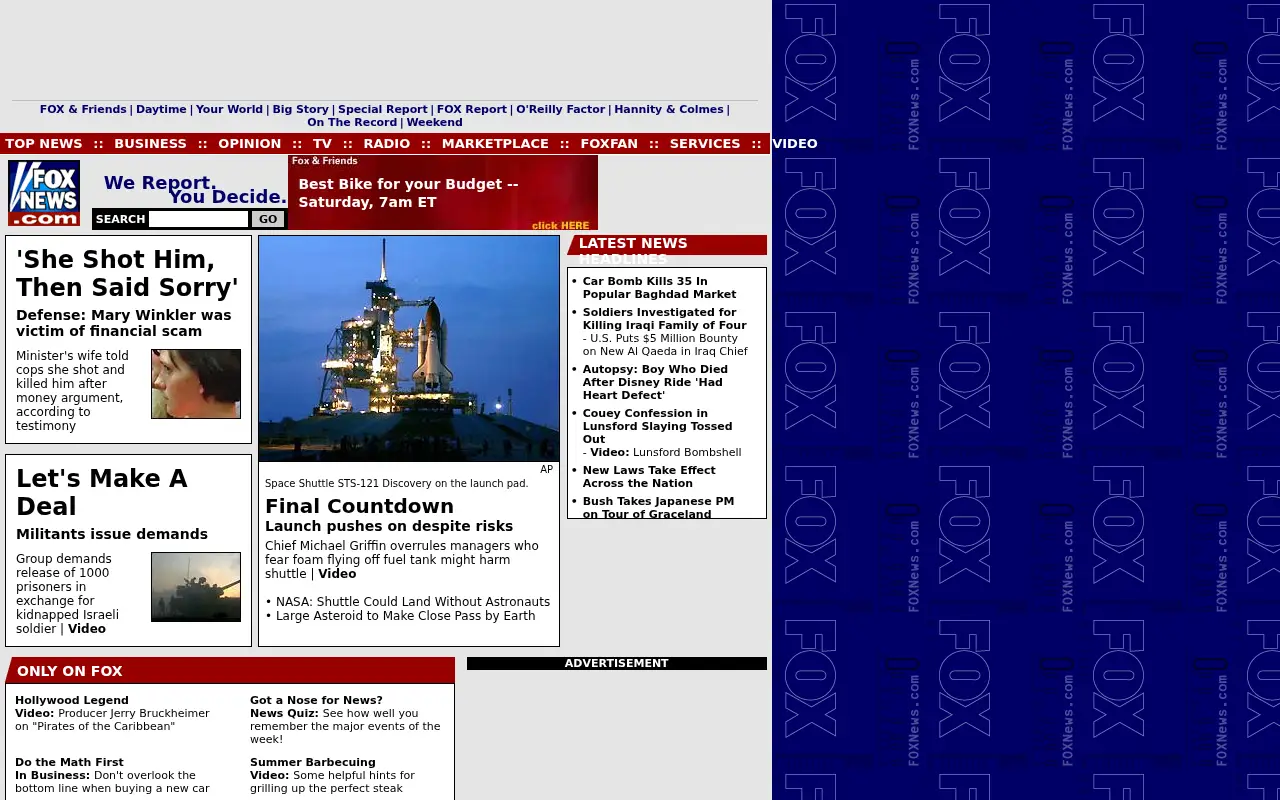 foxnews.com in 2006