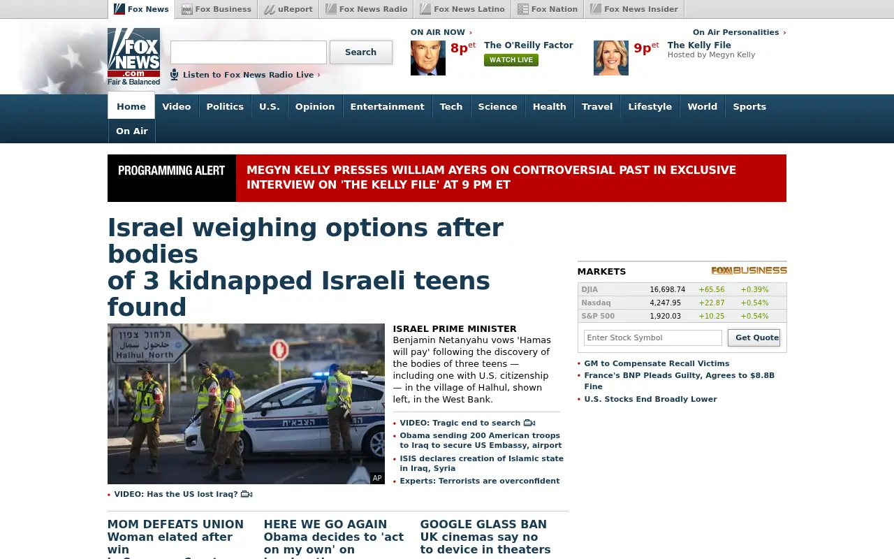 foxnews.com in 2014