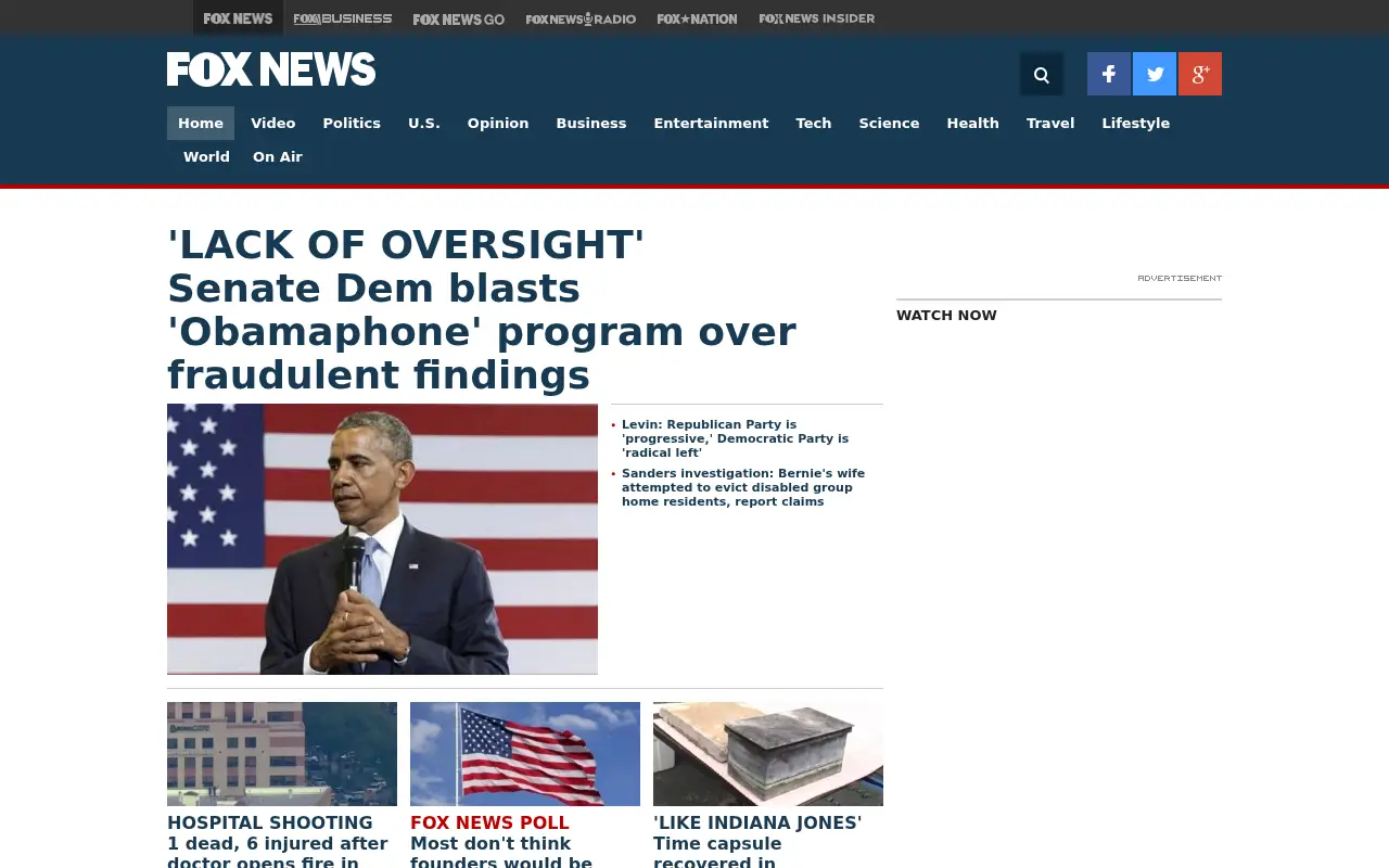 foxnews.com in 2017
