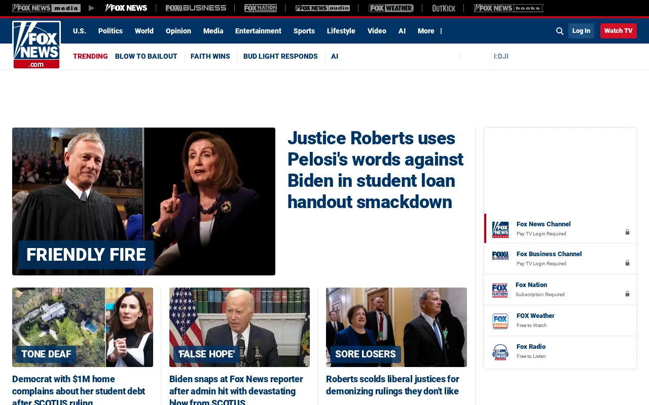 foxnews.com in 2023