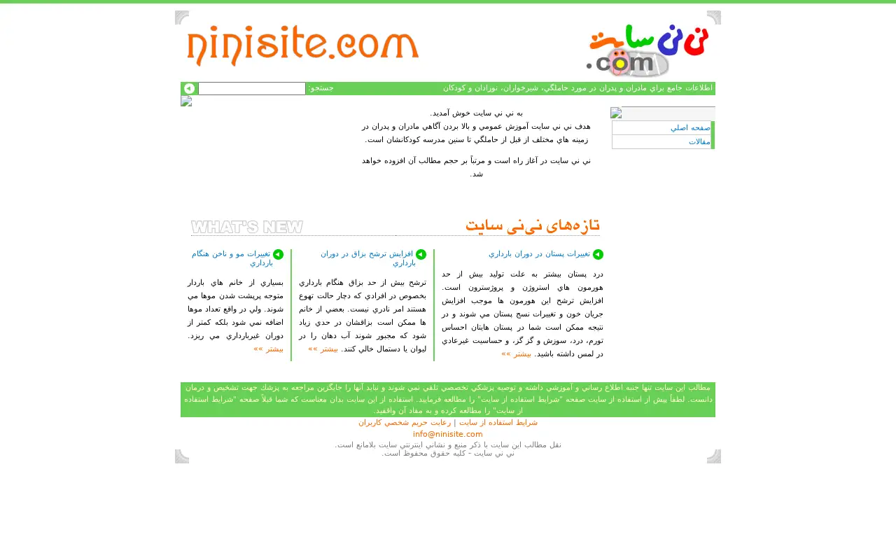 ninisite.com in 2006