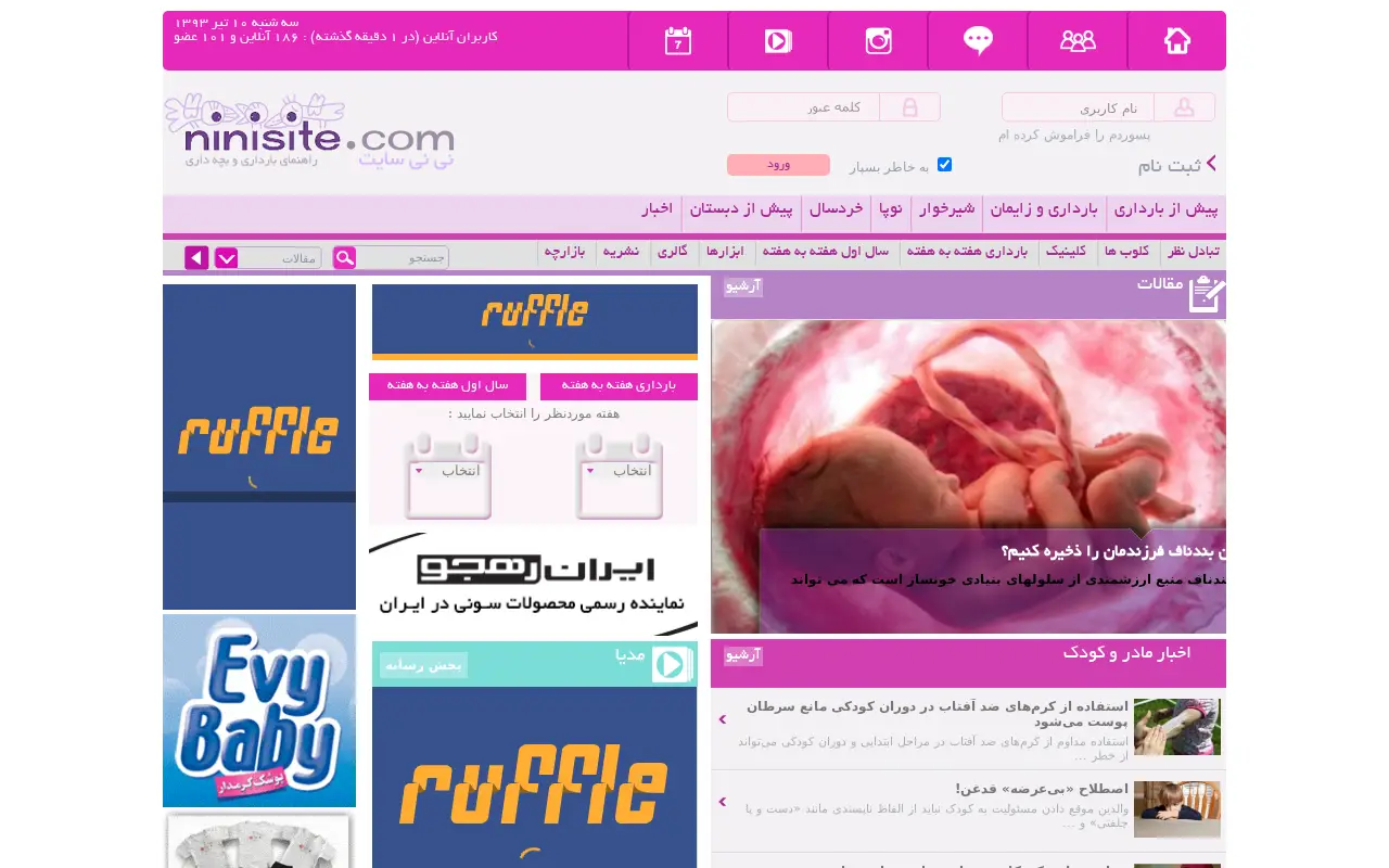 ninisite.com in 2014
