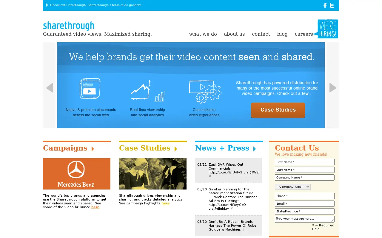 sharethrough.com in 2012